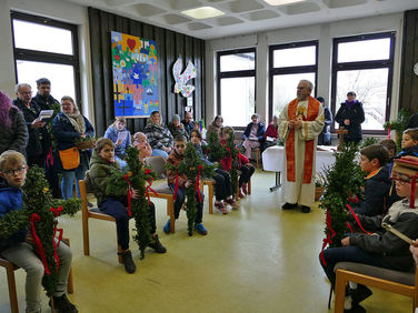 Palmsontag in St. Crescentius - Beginn der Heiligen Woche (Foto: Karl-Franz Thiede)